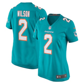 womens nike albert wilson aqua miami dolphins game player je